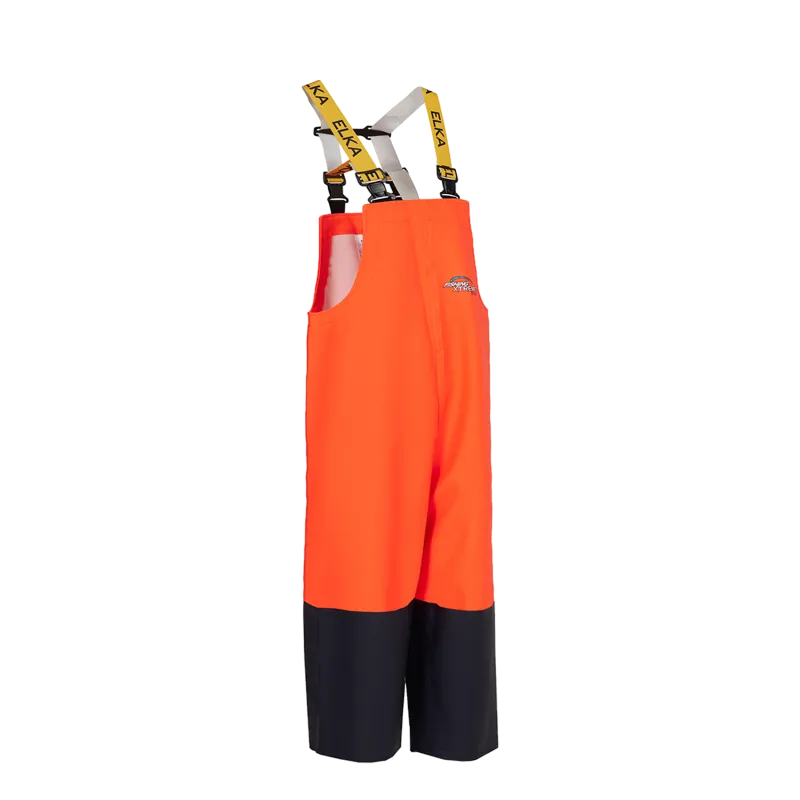Fishing Xtreme Bib & Brace junior - Fl.orange/Marine - 6