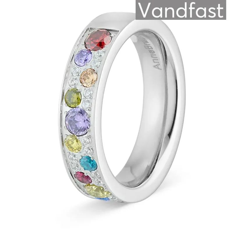 ANNEBRAUNER Sparkling Multicolor Ring