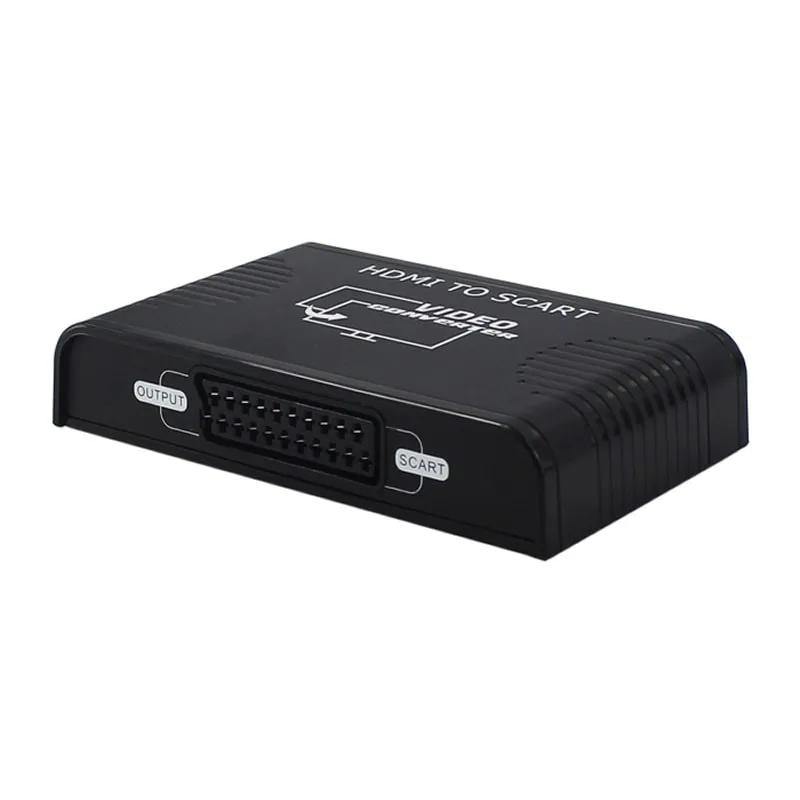 HDMI til Scart Konverter. Forbind HDMI Enheder til dit ældre TV.
