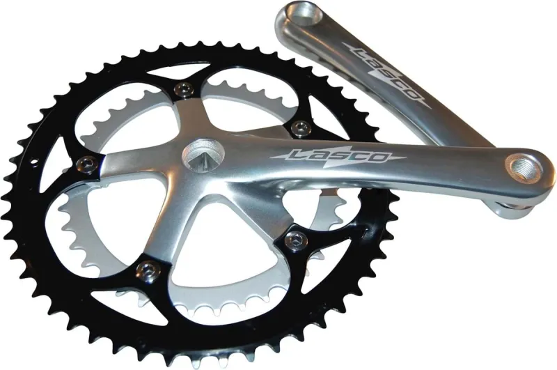 Lasco Kranksæt Race 53/39T 170mm Sølv Til 110mm krankbox (-1mm)