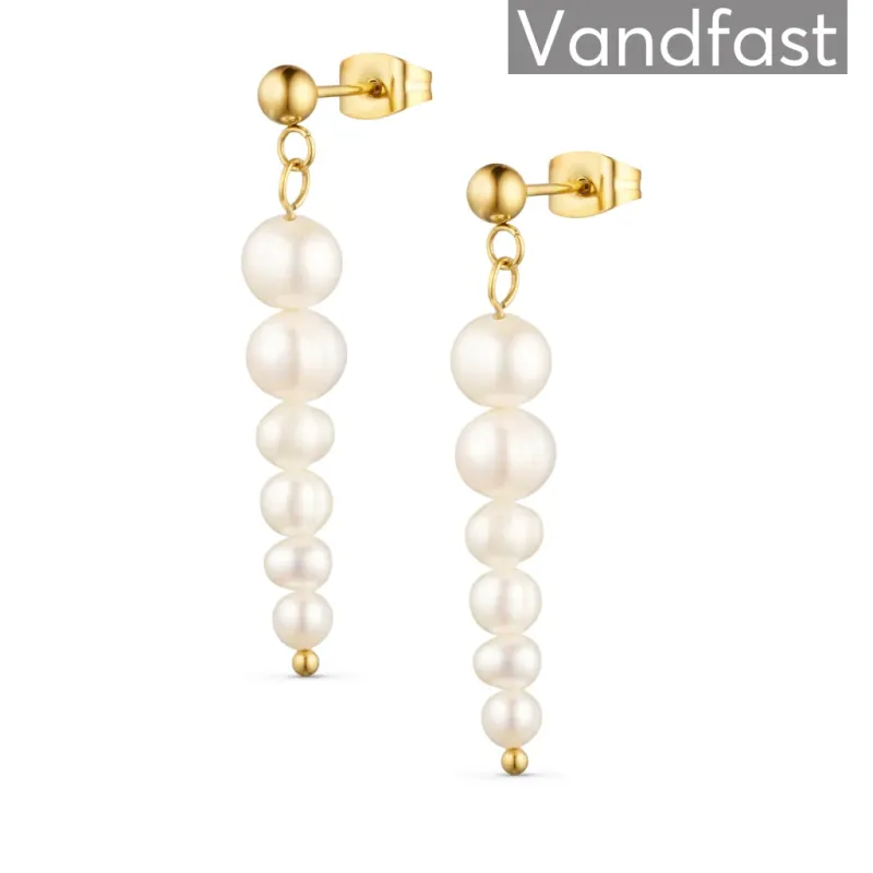 ANNEBRAUNER Pearl Diva Øreringe 18K Guldbelagt
