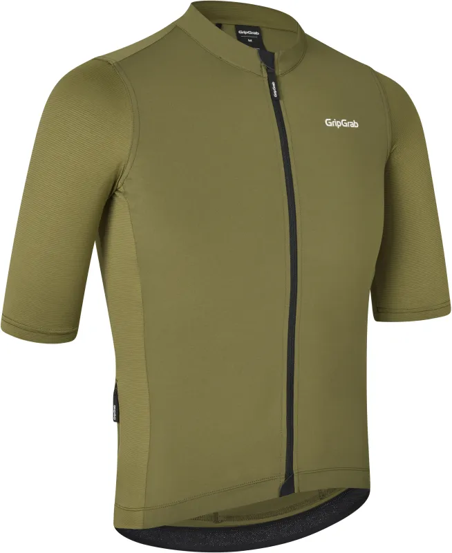 GripGrab Ride Kortærmet Cykeltrøje - Olive Green