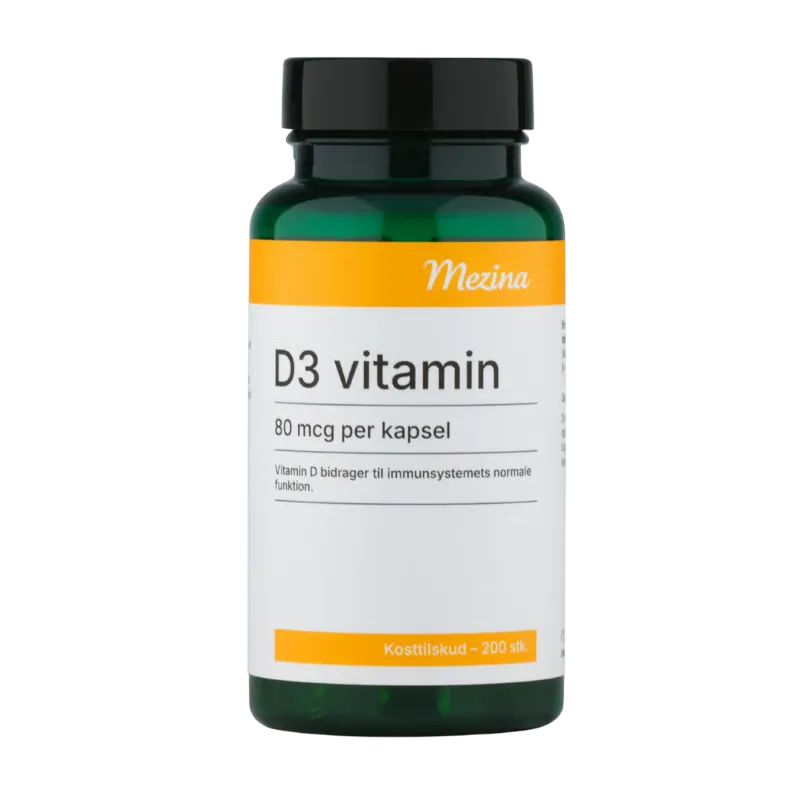 Mezina D3 Vitamin 80 mcg (200 kaps)
