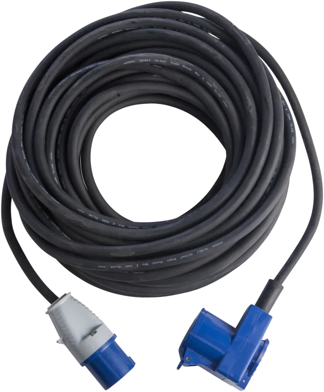 Campingkabel 3G2.5 H07RN-F 25 mtr.