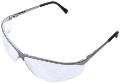Beskyttelsesbrille metalstel klar linse Zekler 70