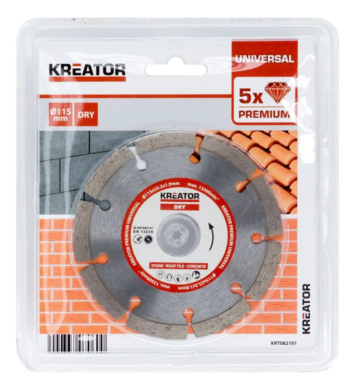 Diamantklinger til sten 115 mm PREMIUM