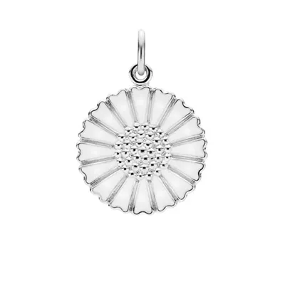 Lund Marguerit vedhæng i Sølv - diameter 18 mm