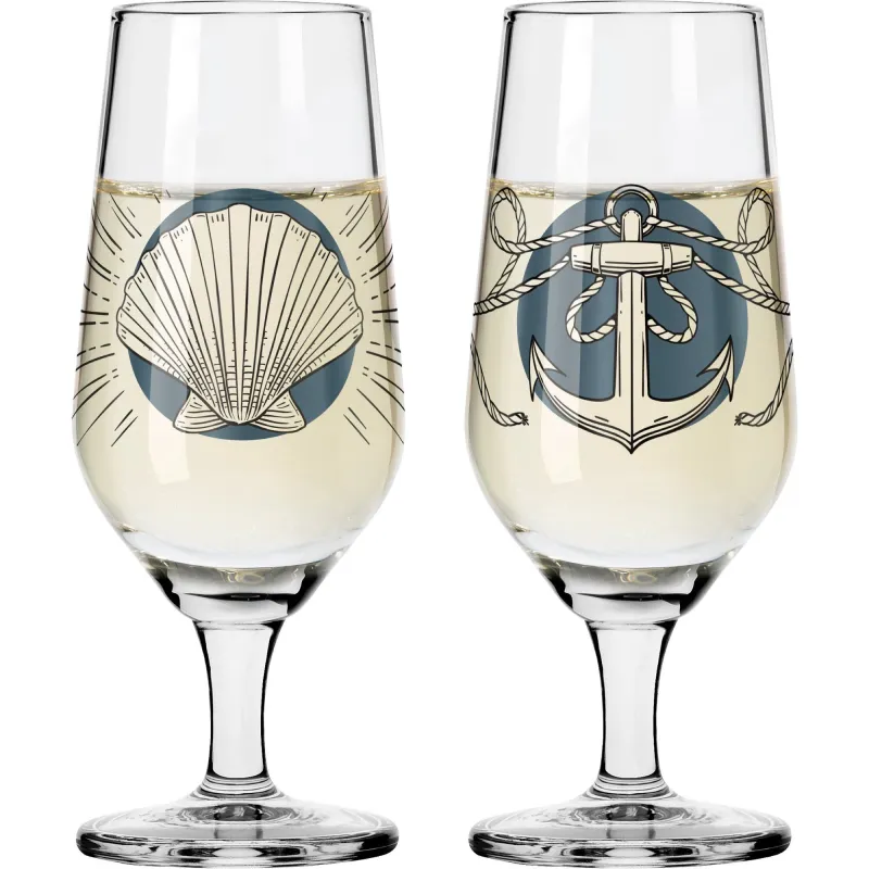 Ritzenhoff Brauchzeit snapseglas 2-pak, NO:1&2