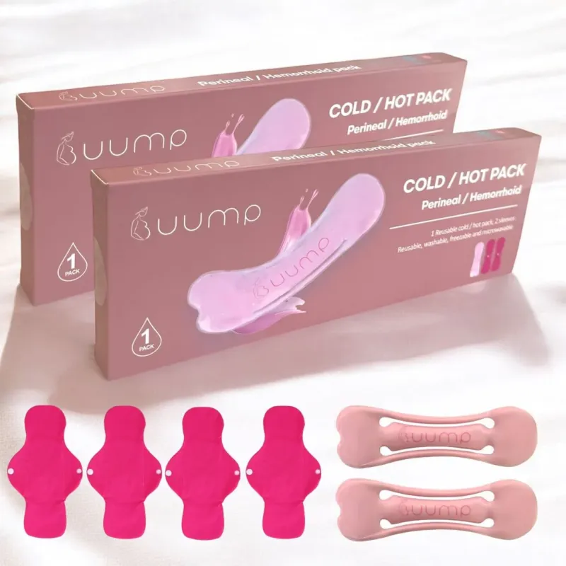 Buump køle - og varmebind med bomuldsbetræk, genanvendeligt, 2 - pak - Buump - Intimate care - Buump