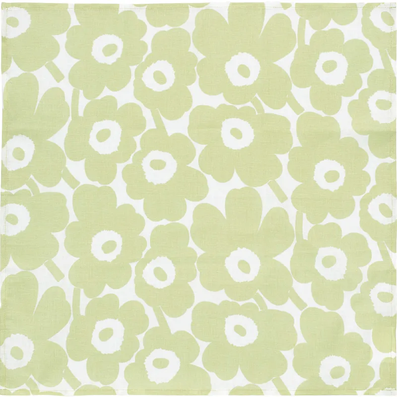 Marimekko Mini Unikko serviet, pære/hvid