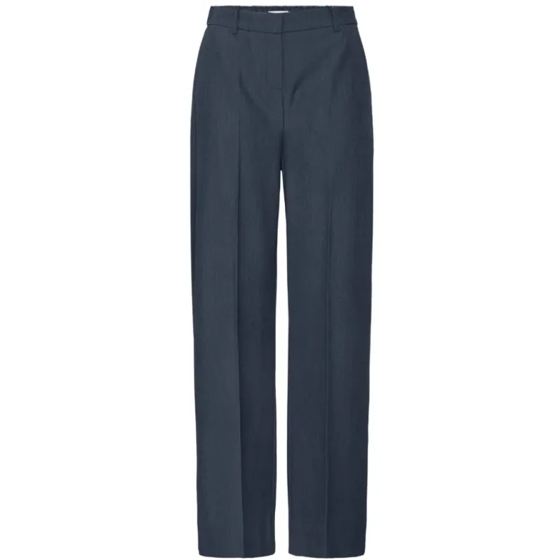 B.YOUNG DAME BUKSER BYDANTA - Navy Blazer MELANGE