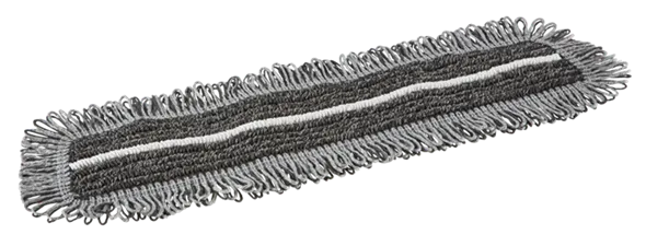 Vikan Damp 47 Dark mikrofibermoppe, Hook & Loop, 40 cm, Grå