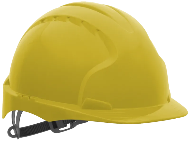 Sikkerhedshjelm JSP EVO3 uventileret - gul