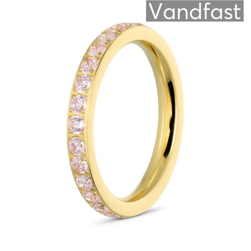 ANNEBRAUNER Alliance Pink Ring 18K Guldbelagt
