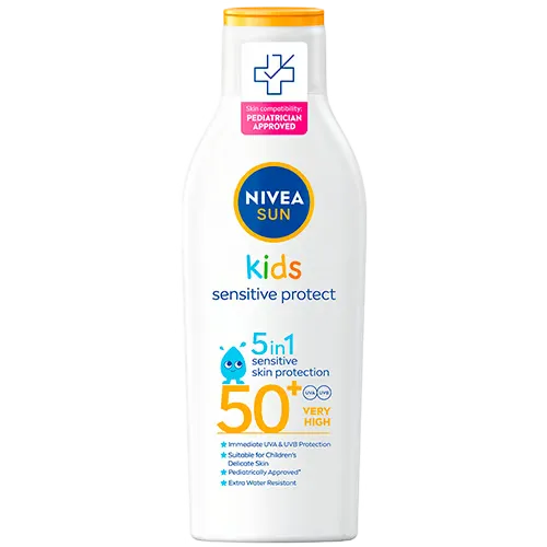 Nivea Kids Sensitive Protect & Play Sun Lotion SPF 50+ (200 ml)