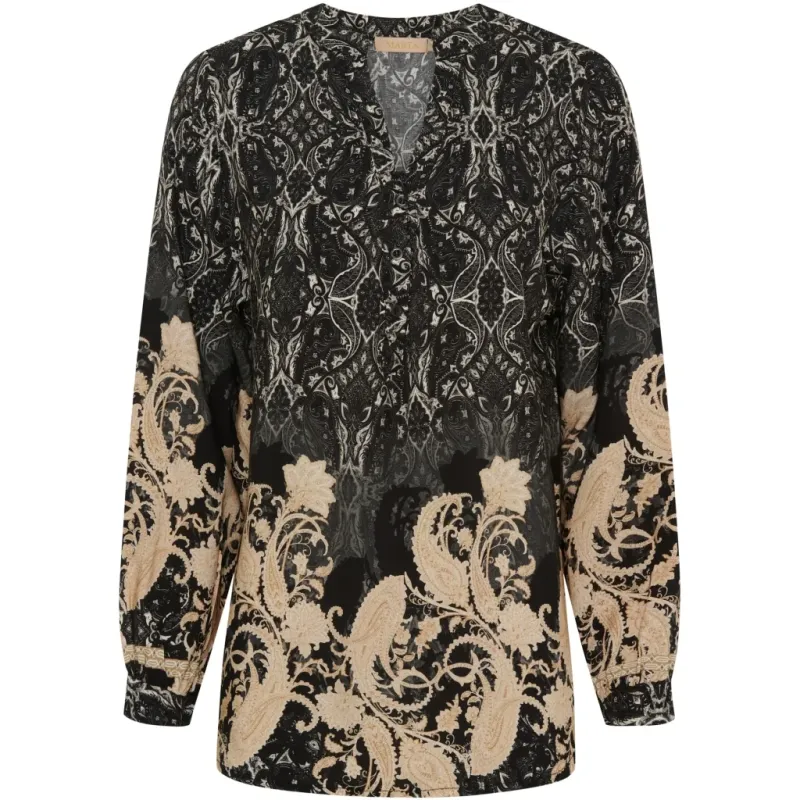 Marta Du Chateau dame bluse MdcAstrid 8128 - Nero3277