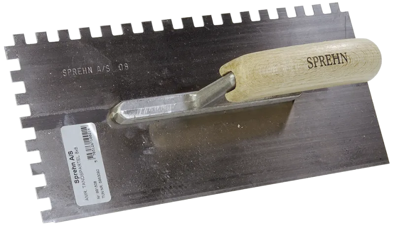 Sprehn tandspartel 130×280mm, 8×8mm tænder