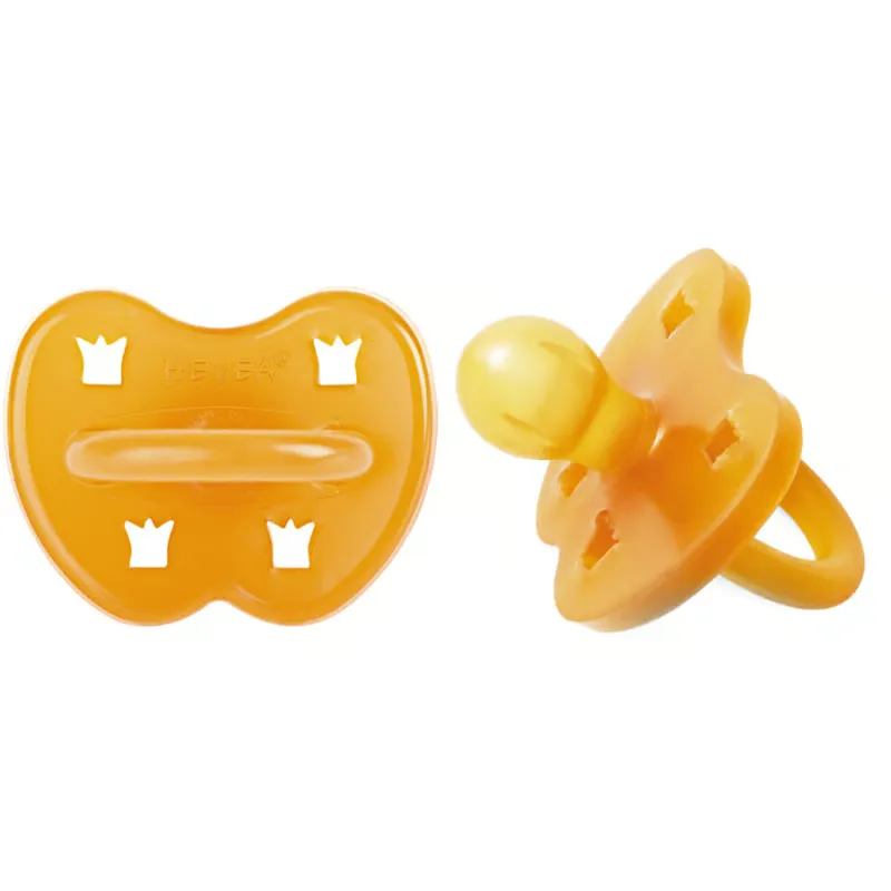 Hevea Naturgummi Sut, Baby 3-36 Måned Neutral, Rund (1 sæt)