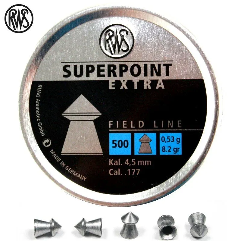 RWS Superpoint hagl til luftgevær 4.5 mm hagl 500 stk