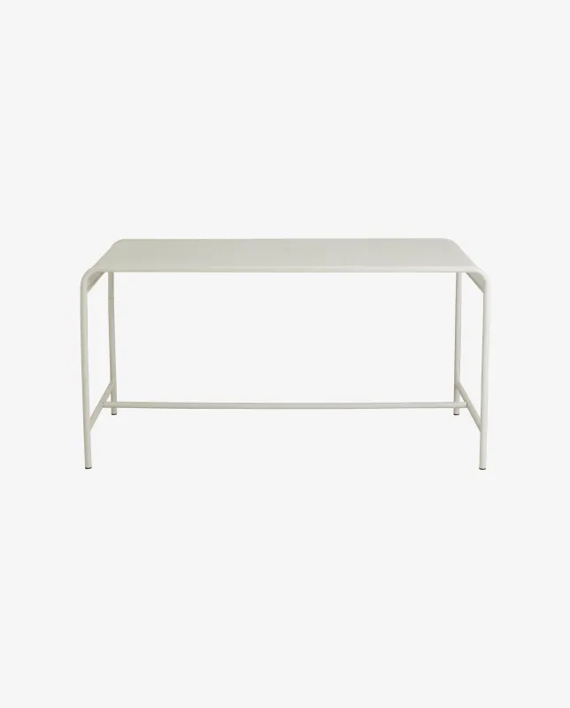 Nordal - BRENTA udendørsbord  -  elfenben  -  L152 × B72 × H75 cm