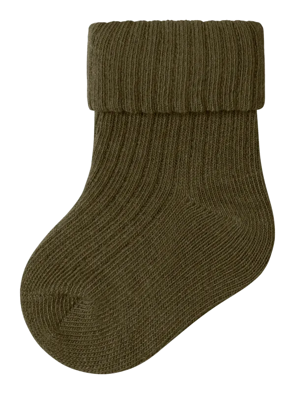 Name It - Nobbu Sock - Olive Night - 50/56