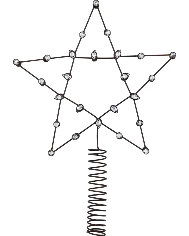 House Doctor - Juletræsstjerne, Connect, Antik kobberfinish, H33 cm