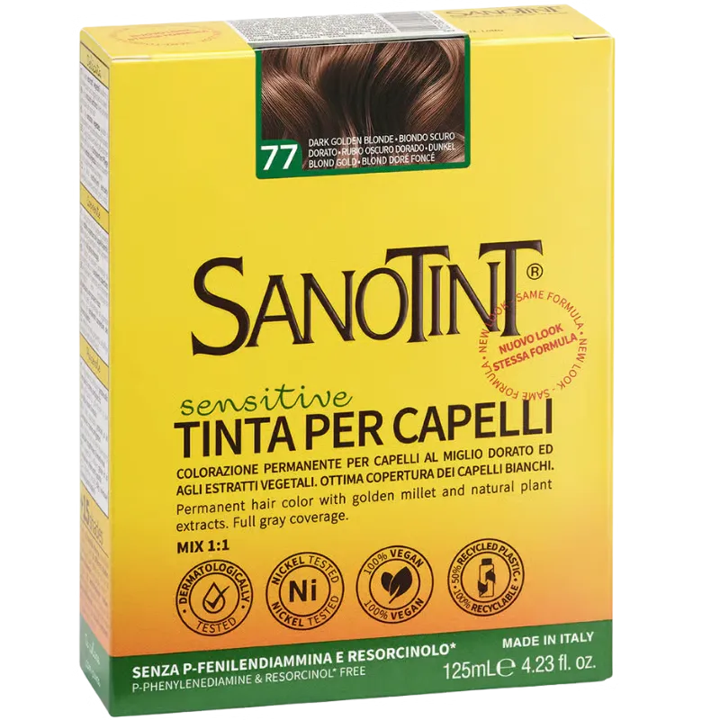 Sanotint 77 Hårfarve Sensitive Mørk Gylden Blond (1 Stk)