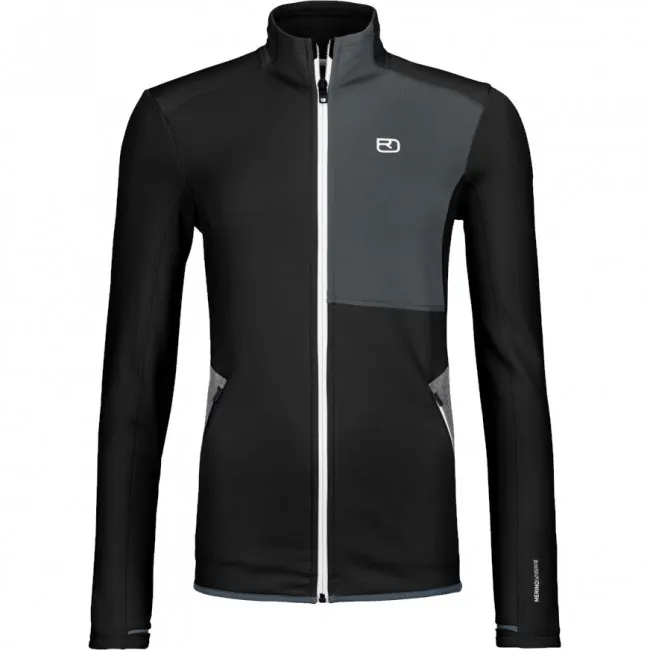 Ortovox Fleece Jacket, dame, sort