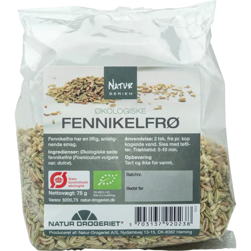 Natur Drogeriet Fennikel Hele Frø Ø (75 g)