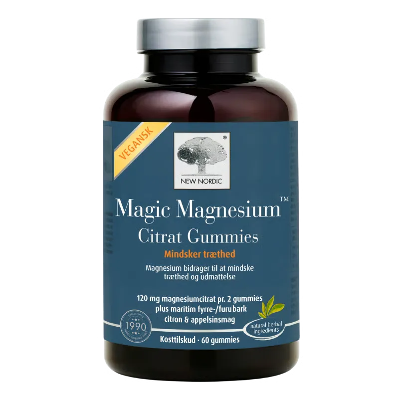 New Nordic Magic Magnesium Citrat Gummies (60 stk)