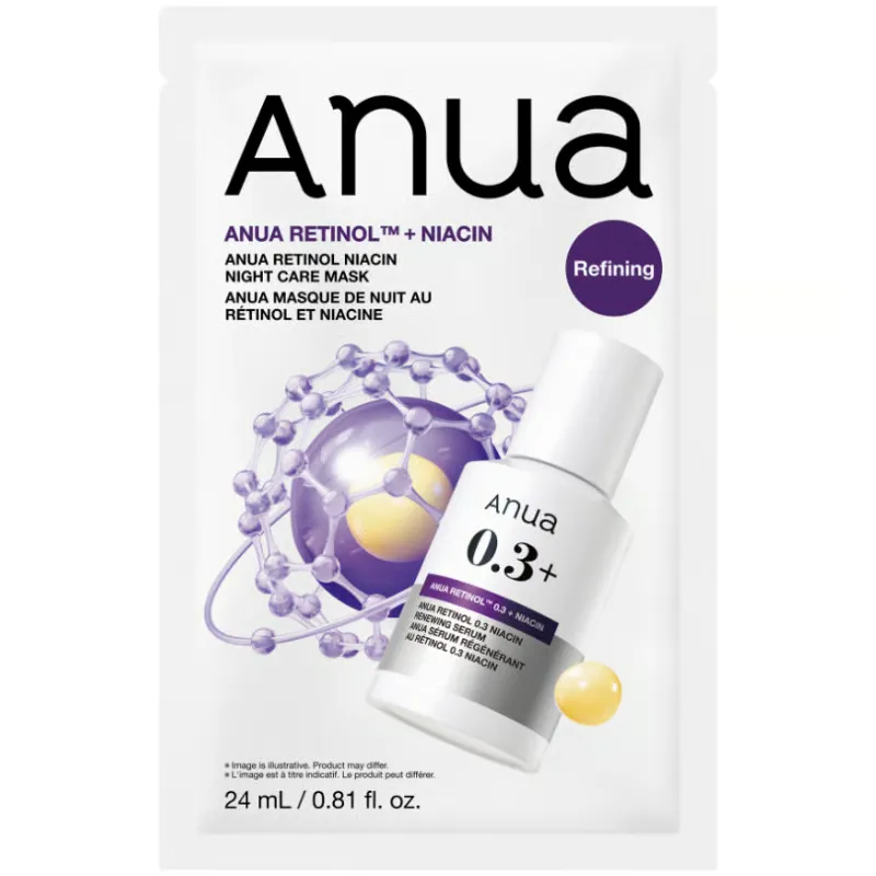 Anua Retinol Niacin Night Care Mask (1 stk)