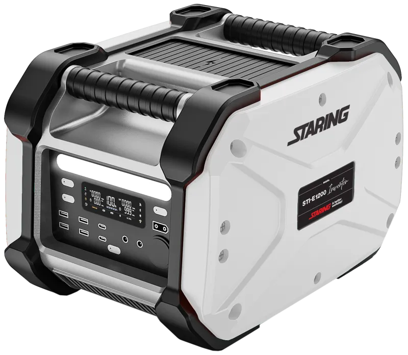 Mobil strømforsyning STI-E1200 230V/1200W, 1,15kWh