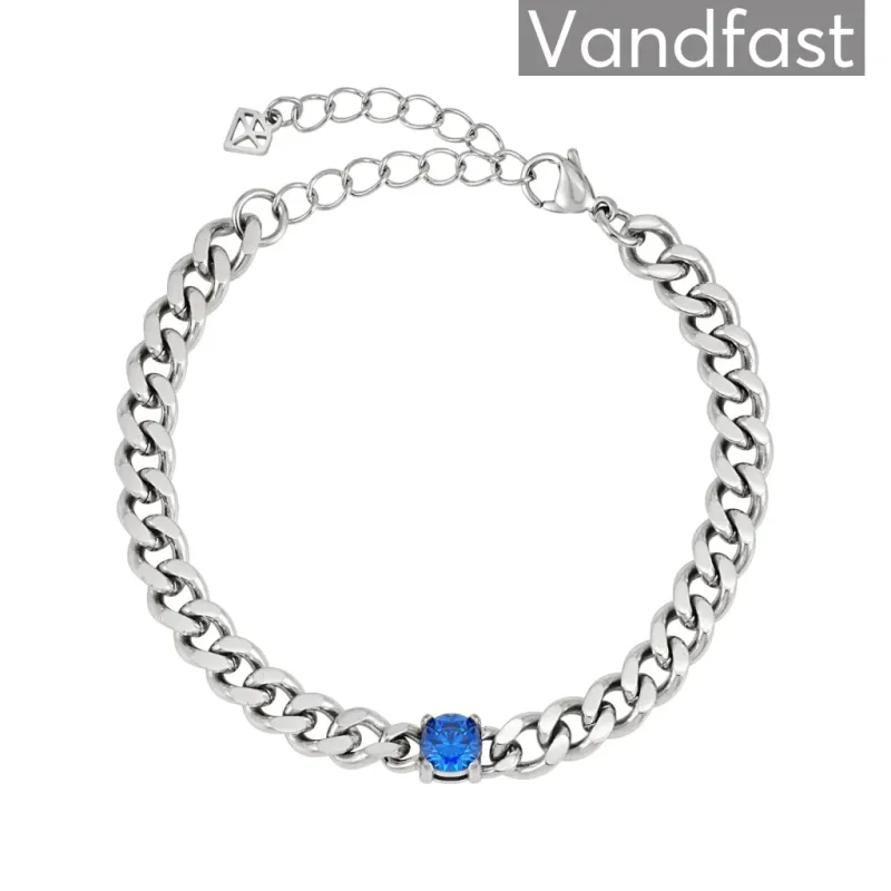 ANNEBRAUNER Panzer Sapphire Blue Armbånd