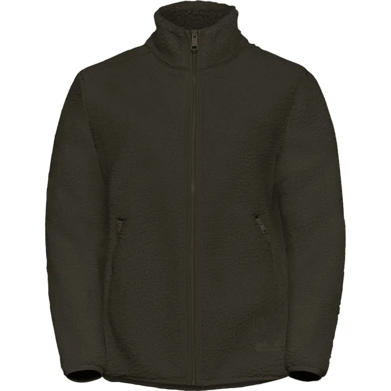 Jack Wolfskin High Curl, fleecejakke, dame, mørkegrøn