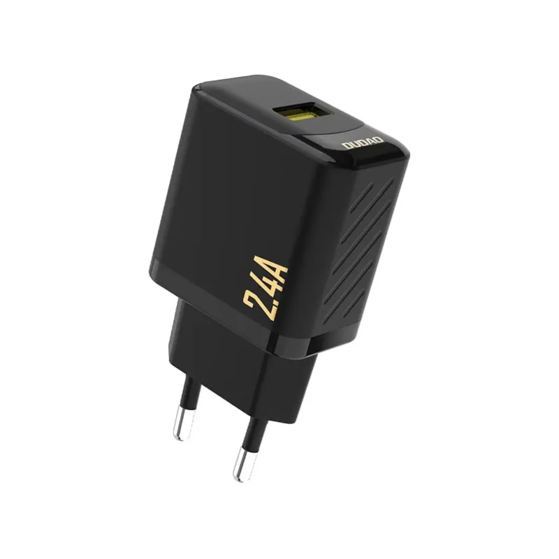 DUDAO A23 12W GaN USB oplader. Sort