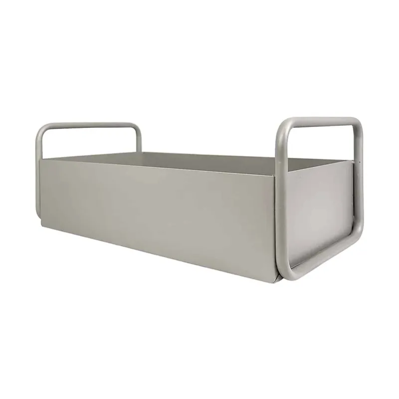 BOX bakke mørk beige jern - 32x20 cm