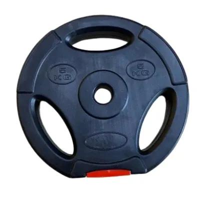 Vægtskive med greb i hård plast 5 kg (30 mm)