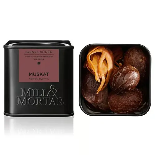 Mill & Mortar Muskatnød Og Blomme Hel Ø (45 g)