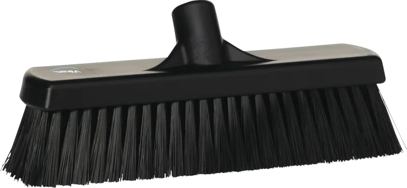 Gulvkost 7068, 300 mm, medium, sort