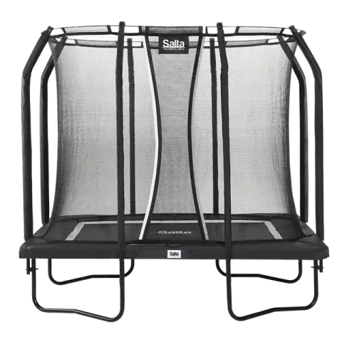 Trampolin Premium Black Edition rektangulær 305 x 214 cm inkl. sikkerhedsnet Salta