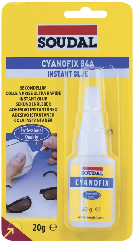 Cyanofix 84A sekundlim klar, 20g