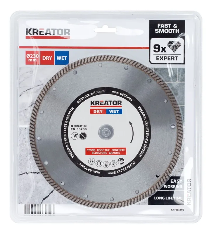 Diamant skæreskive 230 mm EXPERT TURBO