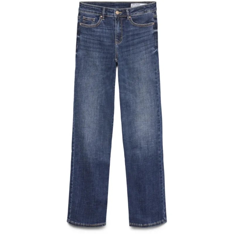 VERO MODA Dame Jeans VMFlash - Dark Blue Denim