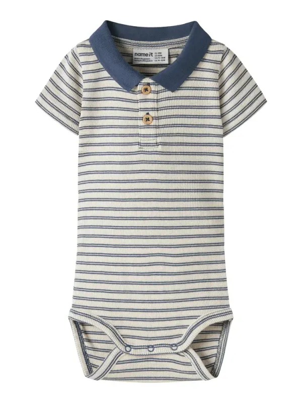 Jerimiah Kortærmet Polo Body - Vintage Indigo - 68