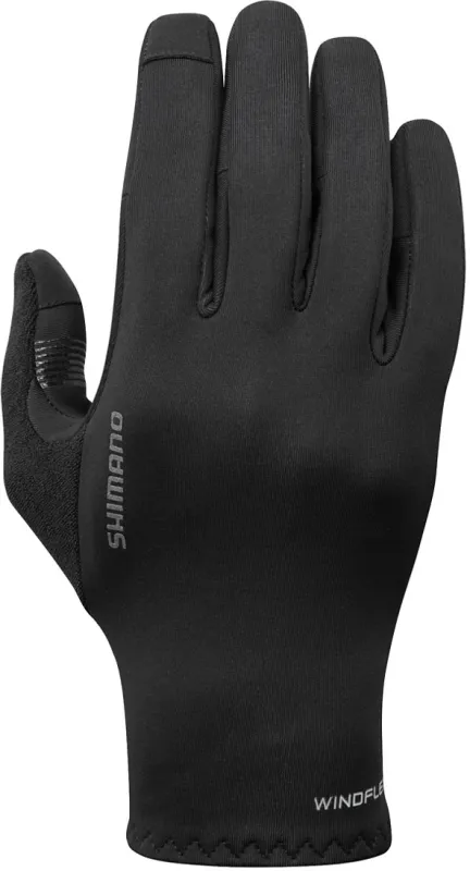 Shimano Windflex Race Gloves - Black