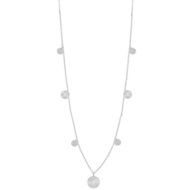 LINE COIN NECKLACE  | SILVER