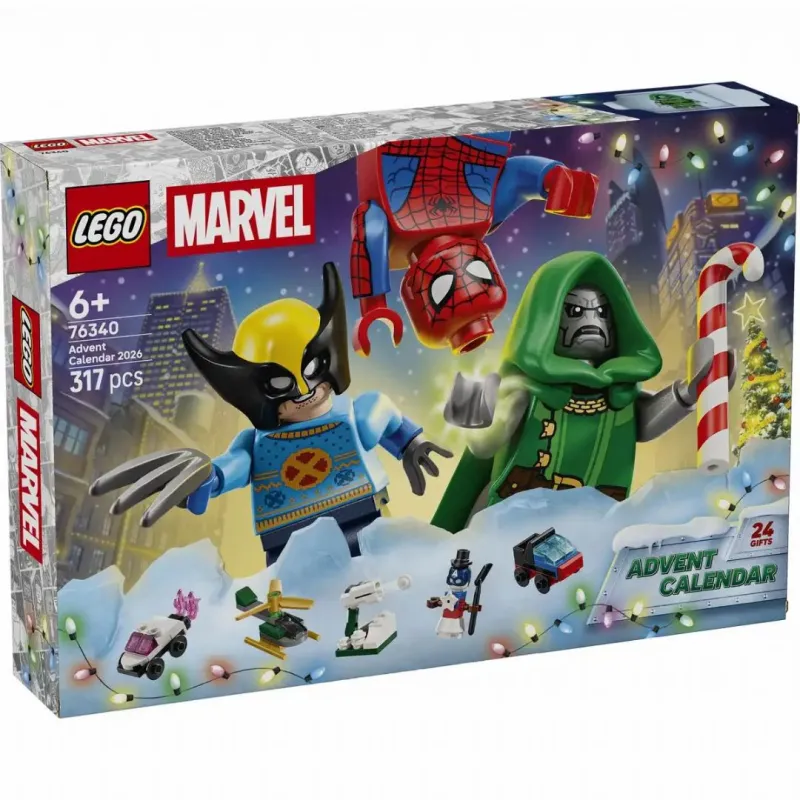 LEGO Super Heroes julekalender 2026