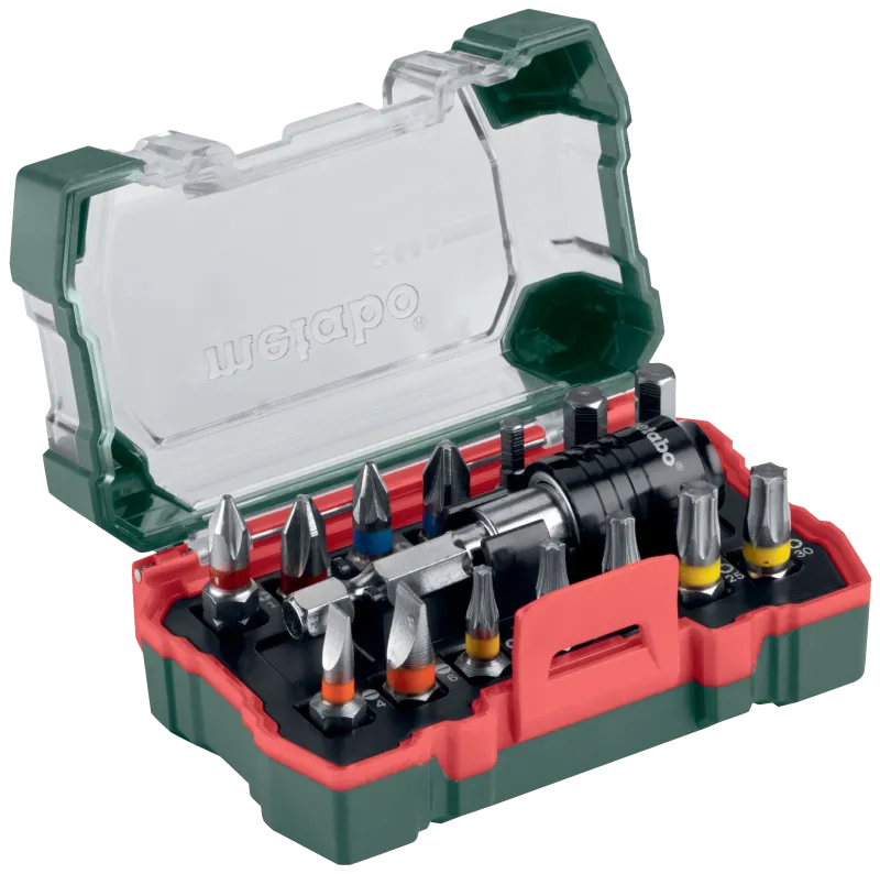 Bitssæt, 14 stk S2-bits + holder