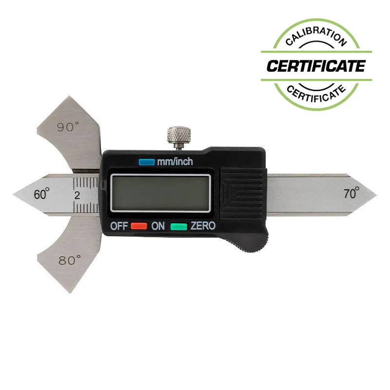 WLDPRO Digital kantsømlære 0-25 mm Model C (Inkl. Certifikat)