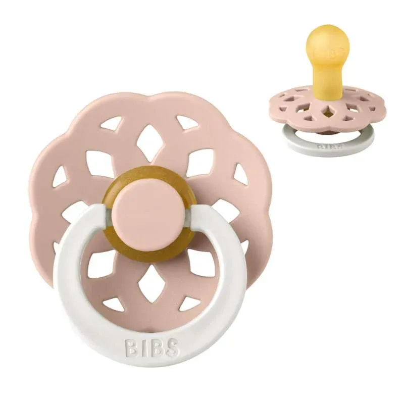 BIBS Rund Boheme Sut - Str. 1 - Naturgummi - GLOW - Blush